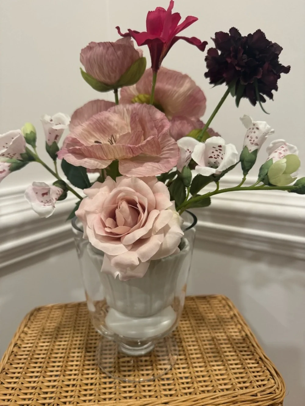 Clear Glass Trifle Vase, 6.5